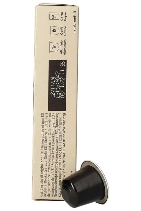 capsula hausbrand nespresso intenso